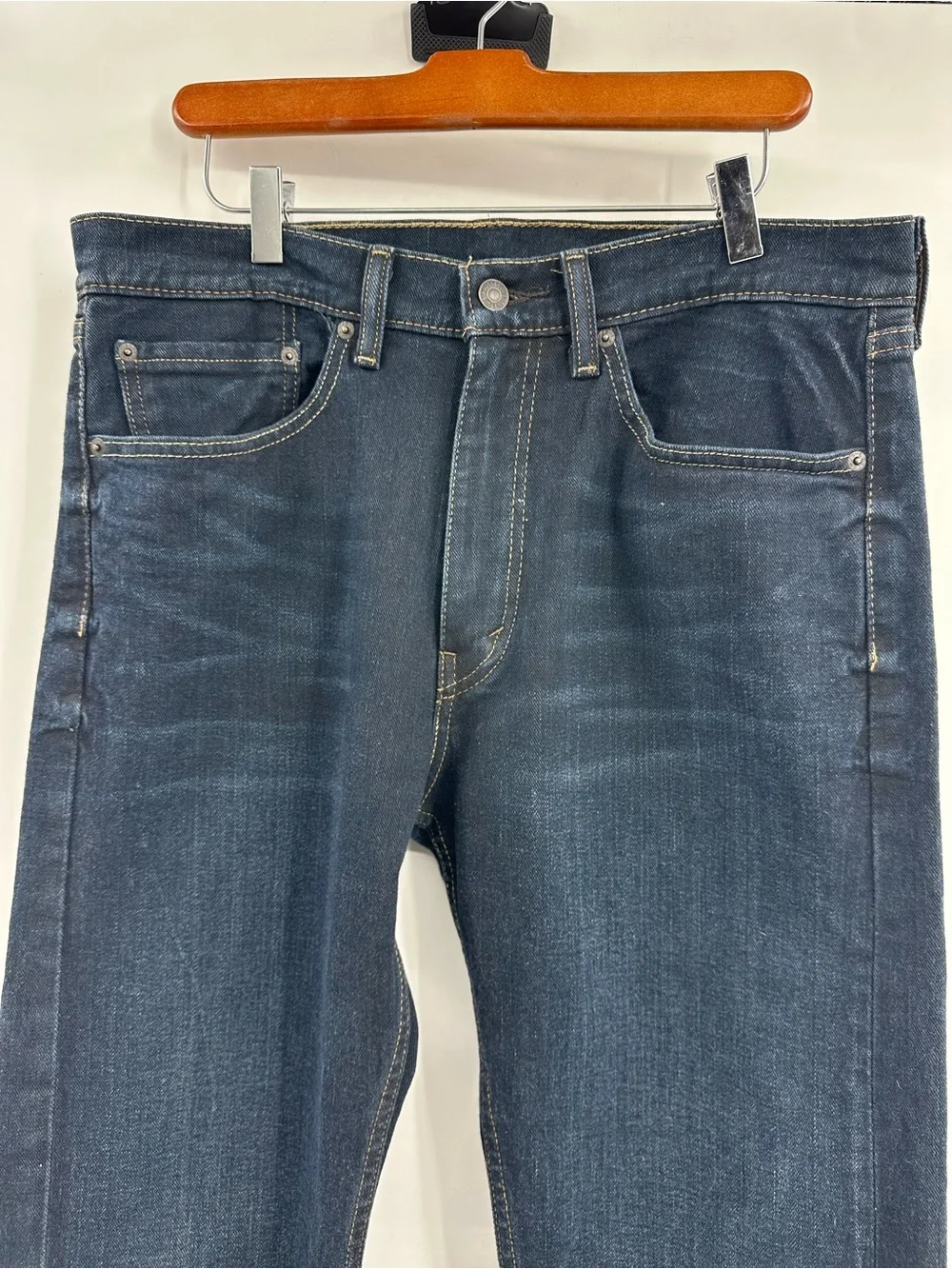 Levi's 505 Dark Blue Straight-Leg Jeans 34x34